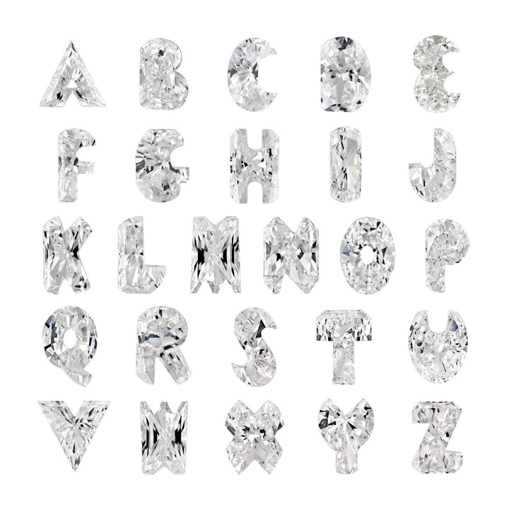 DIAMOND LETTER NECKLACE