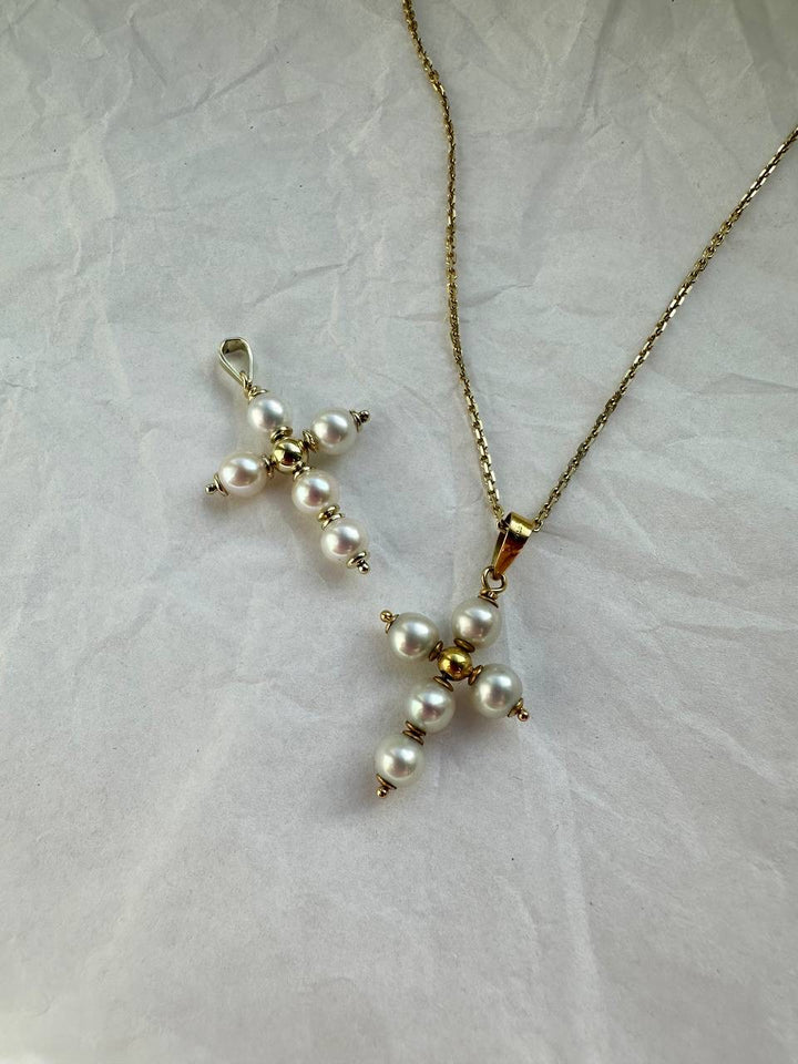 "MILLENIUM" PEARL CROSS