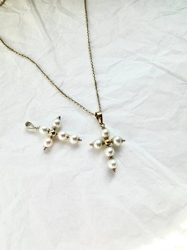 "MILLENIUM" PEARL CROSS