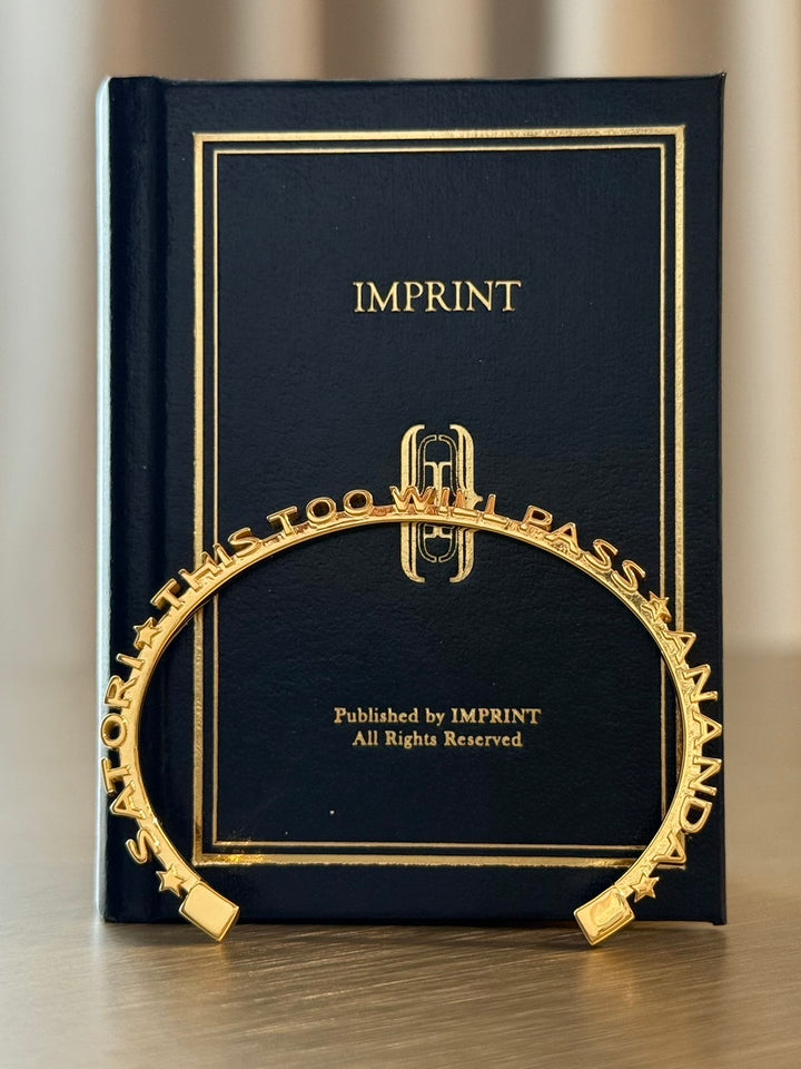 CHAPTER 11 TEXT BANGLE - IN SILVER