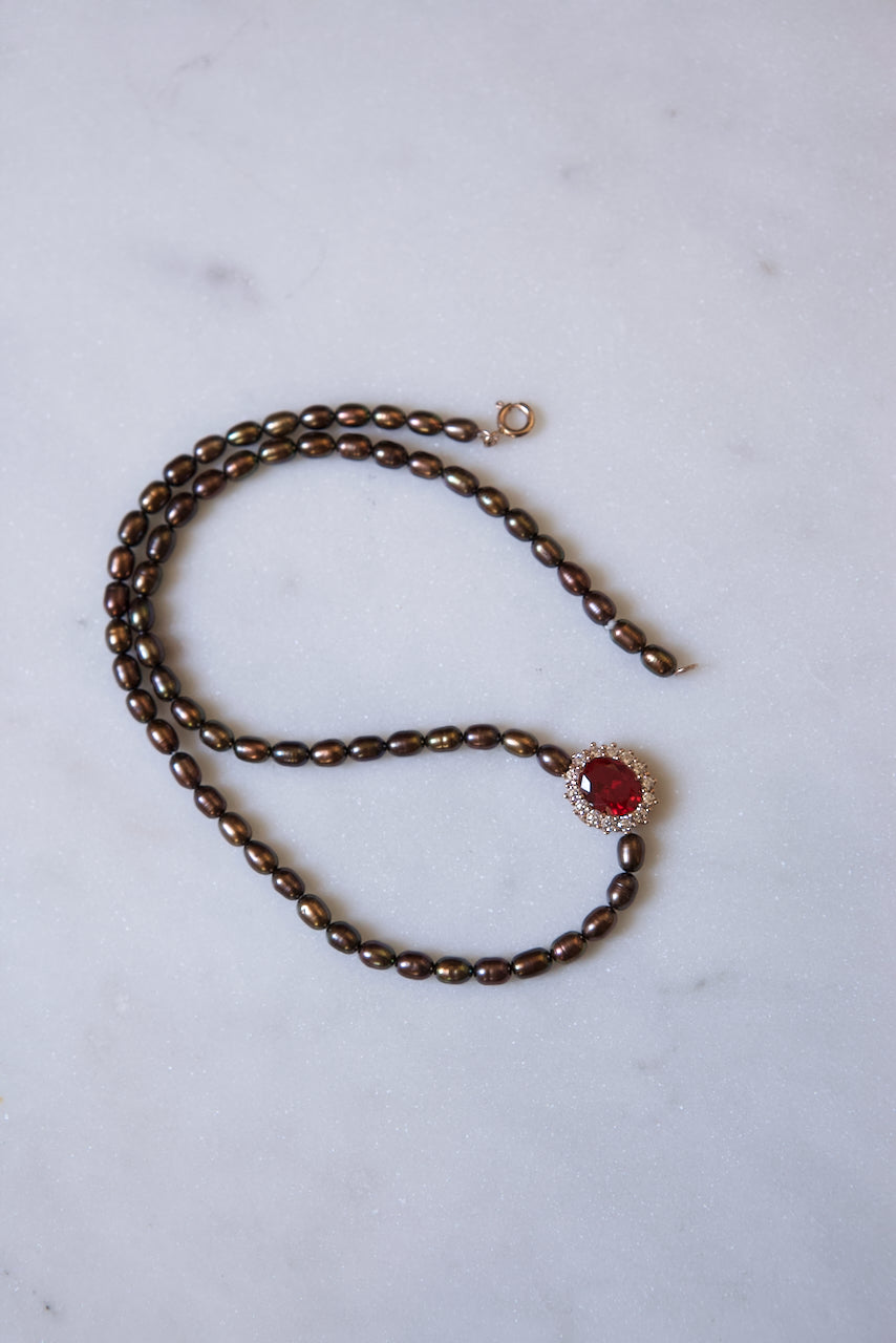 NECKLACE "COMPLICITÉ AVEC PERLES"