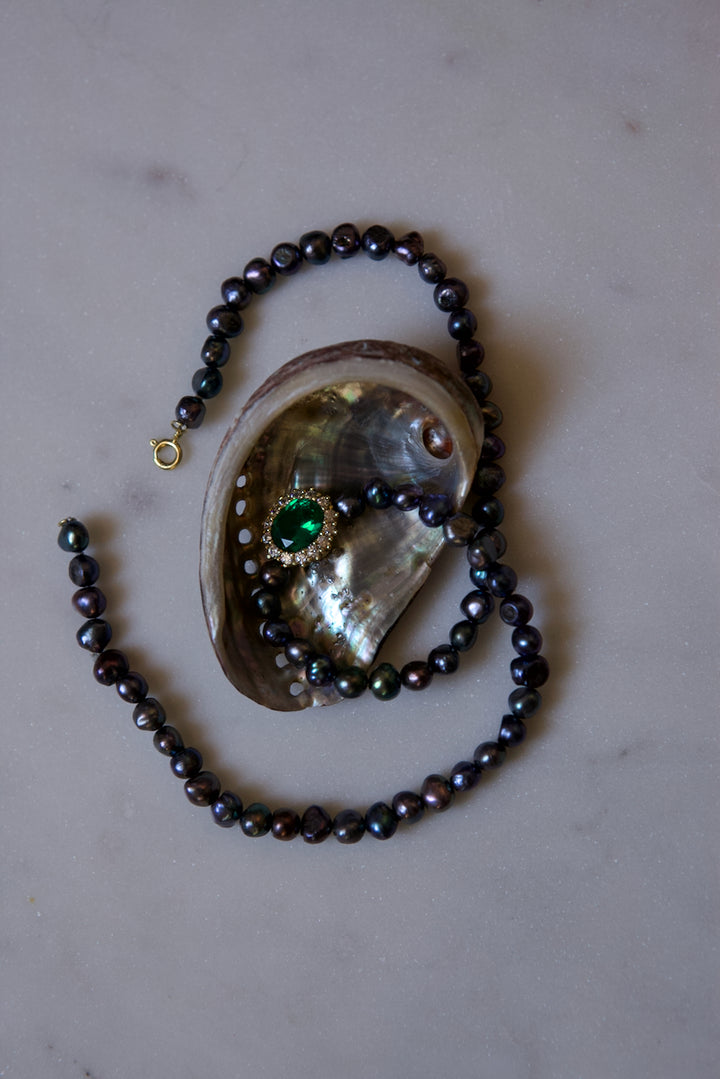NECKLACE "COMPLICITÉ AVEC PERLES"