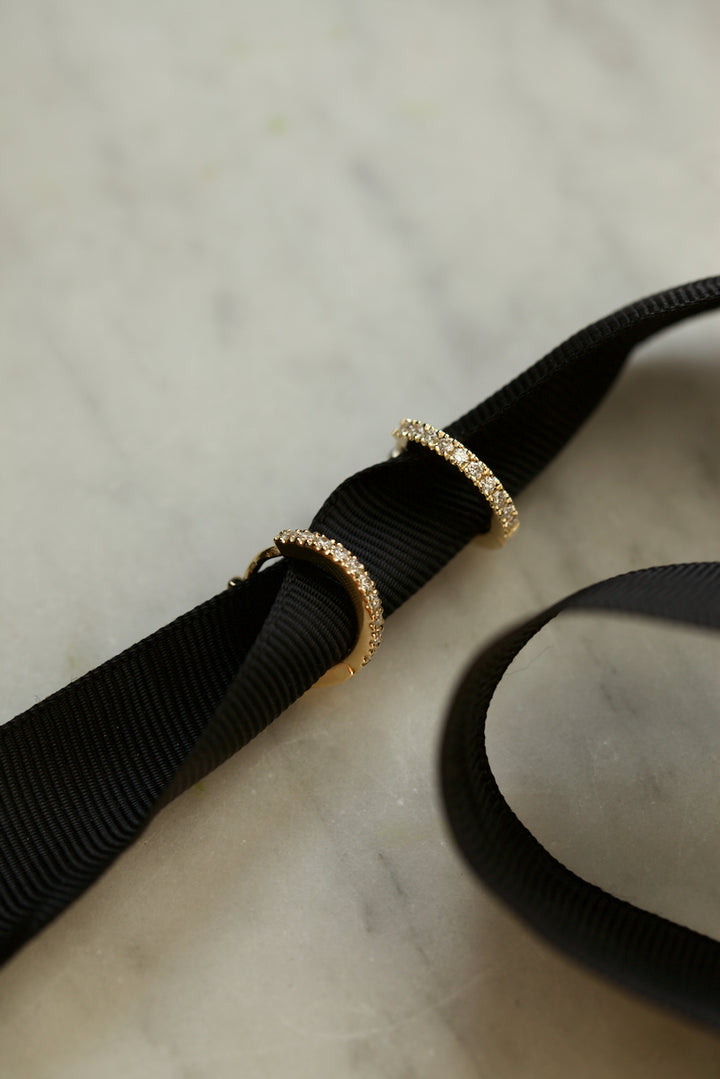 "DAILY DIAMONDS" HOOP EARRINGS