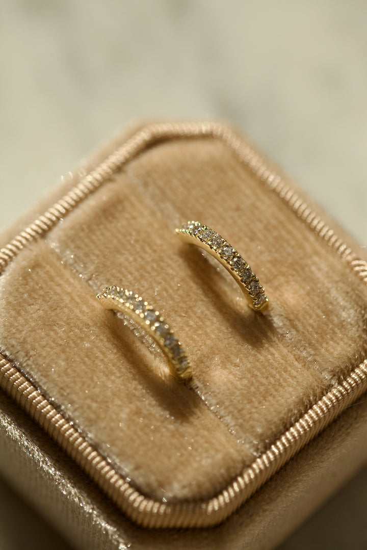 "DAILY DIAMONDS" HOOP EARRINGS