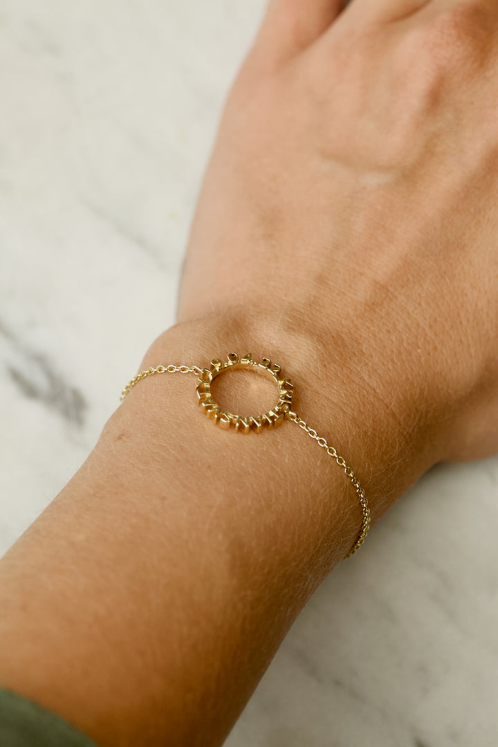 CHAPTER 1 TEXT BRACELET IN SILVER
