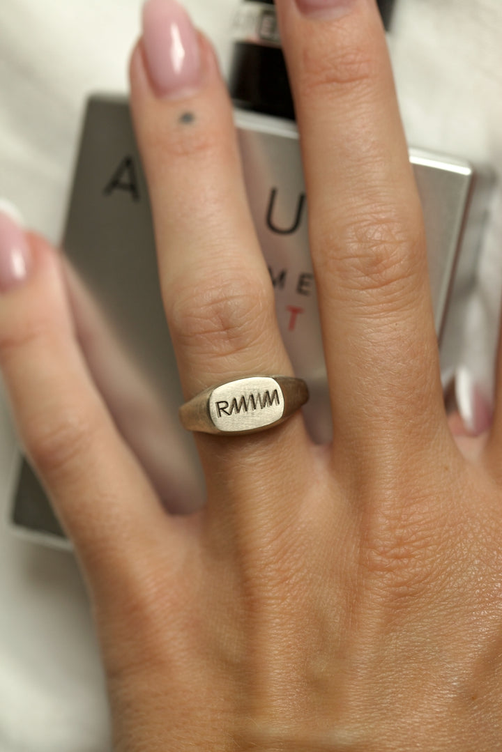 "BARE" SIGNET RING