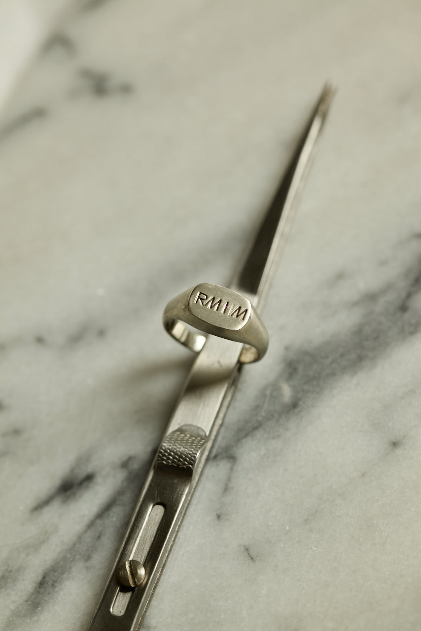 "BARE" SIGNET RING
