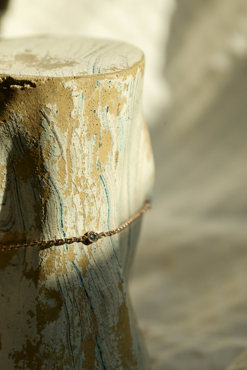 NAME ANKLET WITH HEART