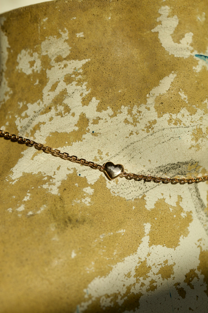 NAME ANKLET WITH HEART