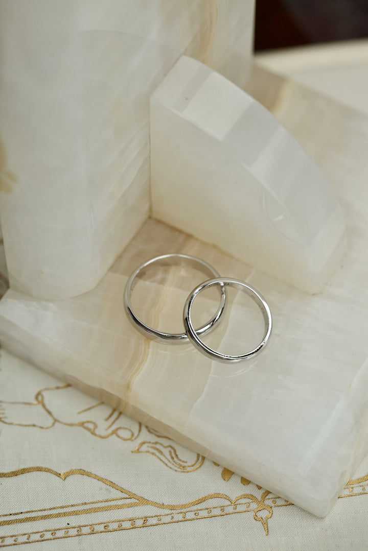 "GOLD BASE" WEDDING BAND