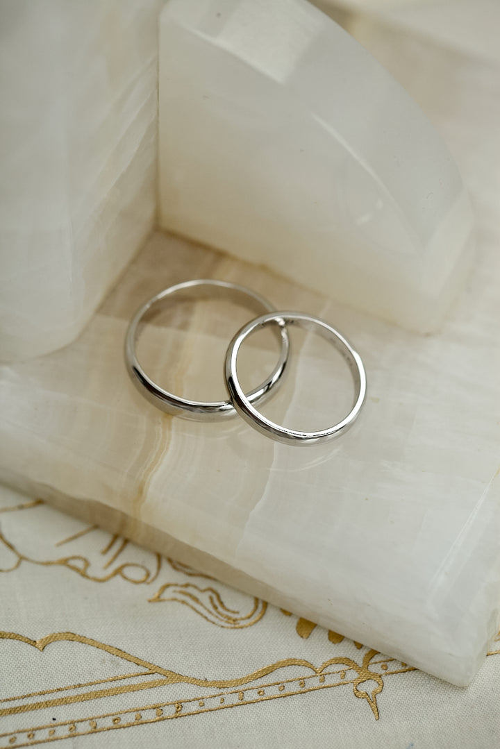 "GOLD BASE" WEDDING BAND