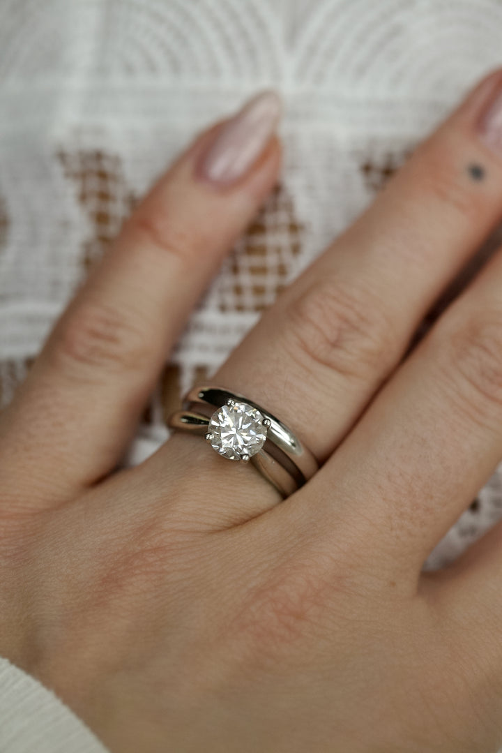 "GOLD BASE" WEDDING BAND