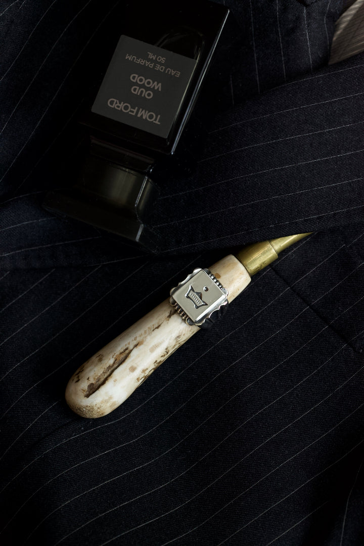 "THE SOVEREIGN SIGNET" SILVER RING