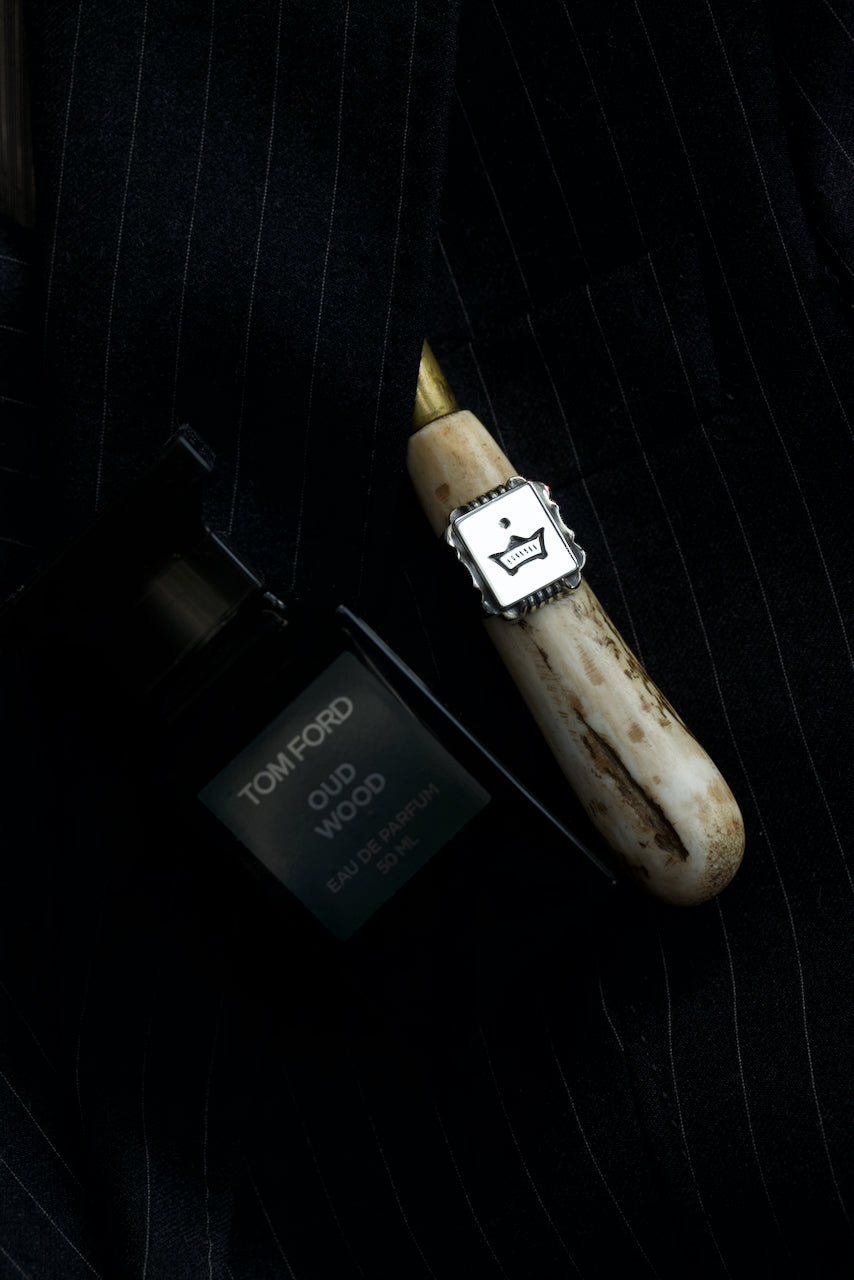 "THE SOVEREIGN SIGNET" SILVER RING