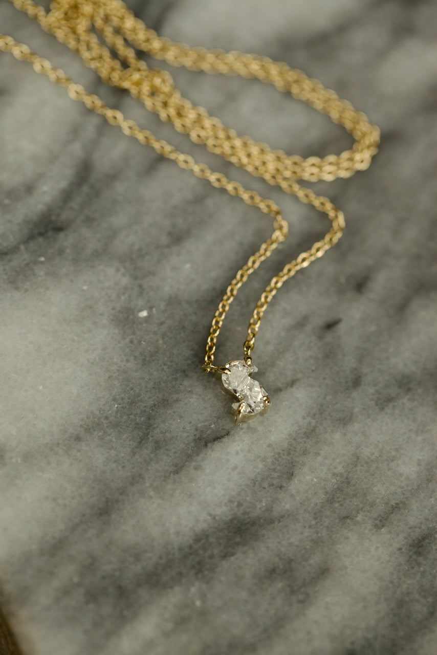 DIAMOND LETTER NECKLACE