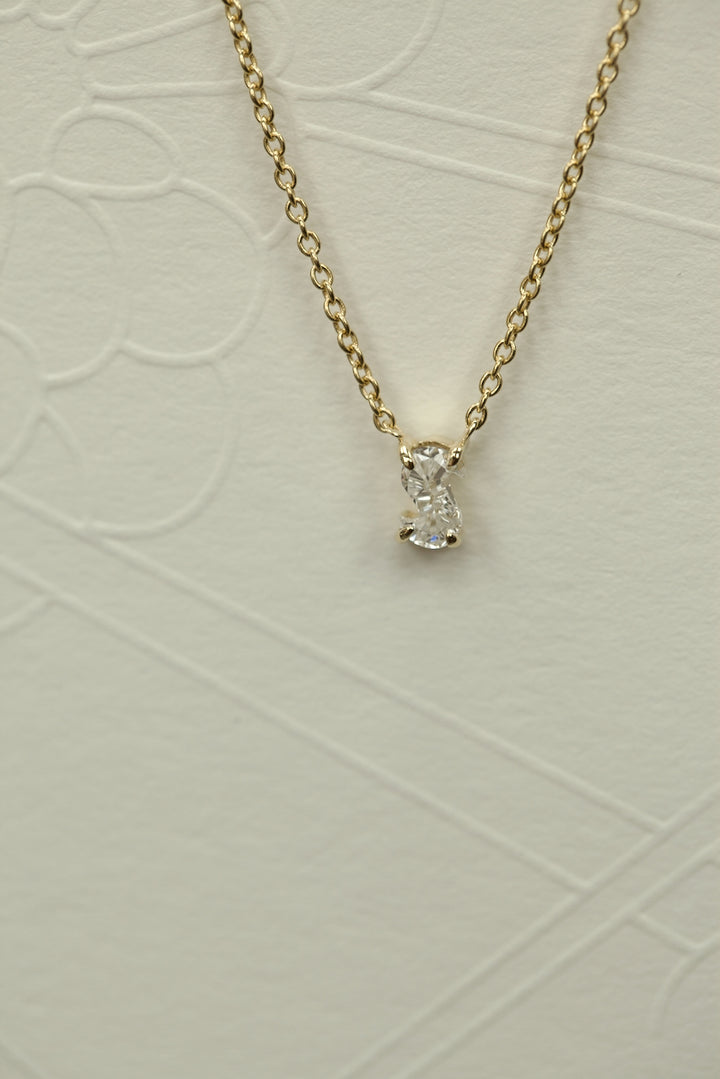 DIAMOND LETTER NECKLACE
