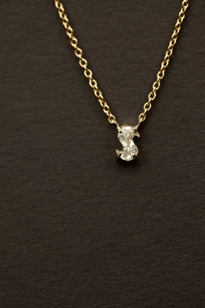 DIAMOND LETTER NECKLACE